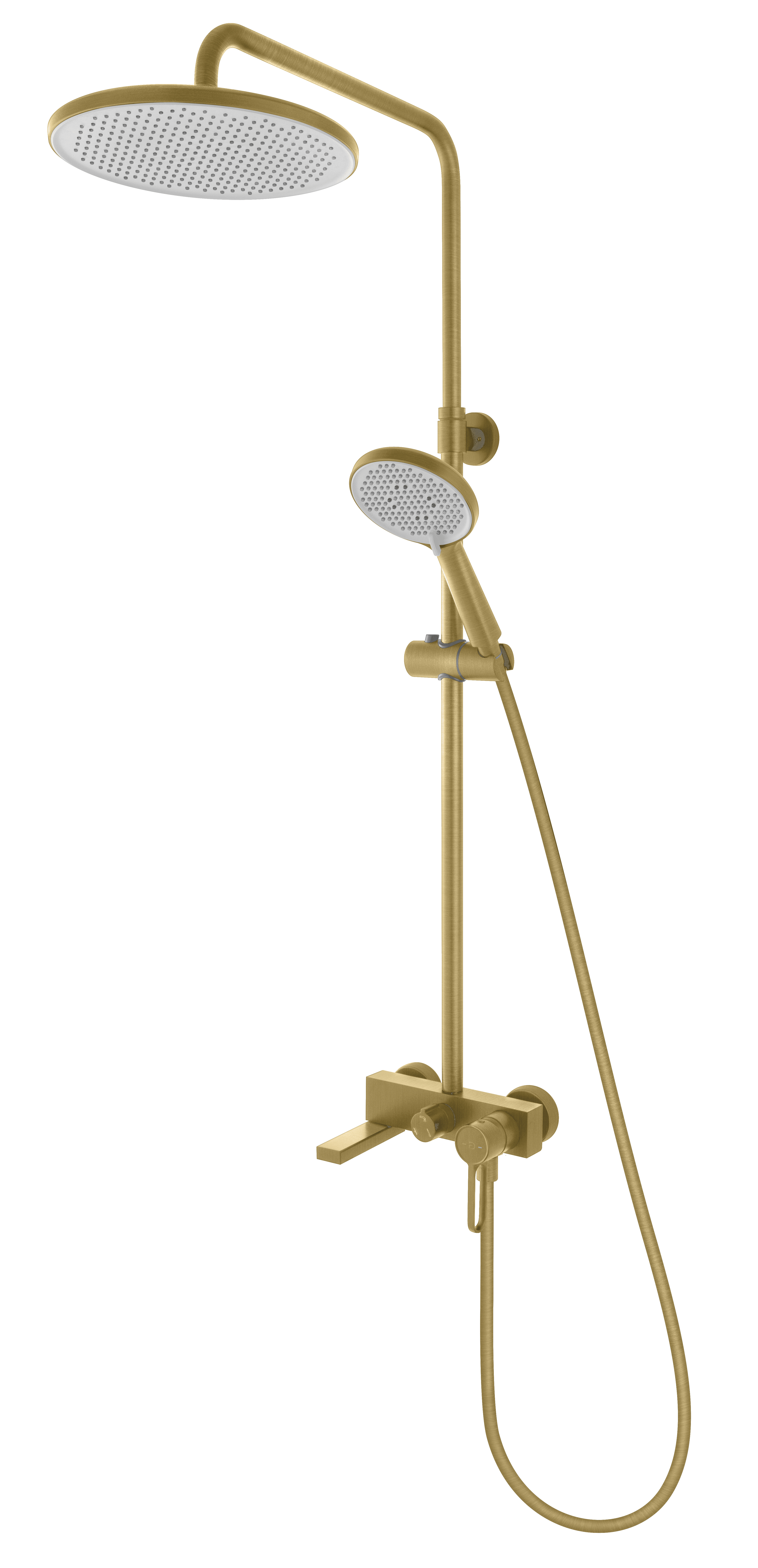 Coloană pentru cadă și duș Zaffiro, auriu periat
