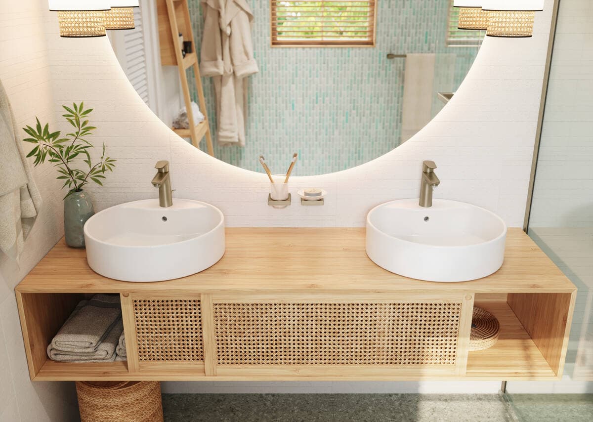 Talis E Single lever basin mixer 110 with pop-up waste - alternate view